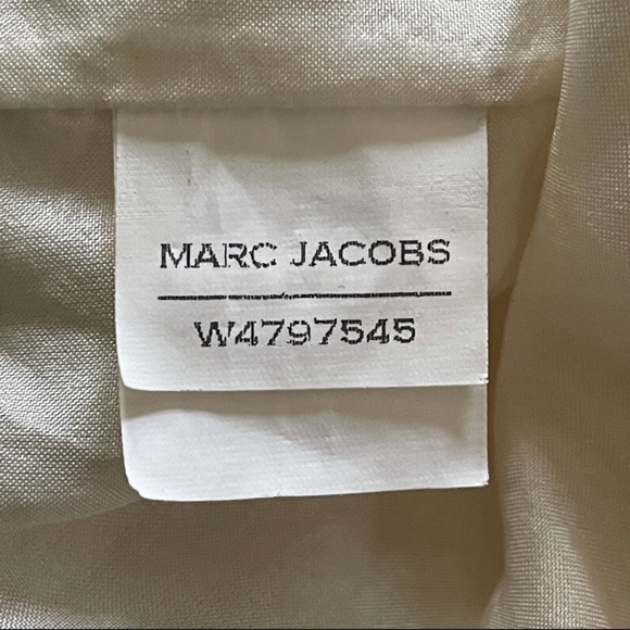 Marc Jacobs Bergdorf Goodman Tired White Linen Ruffle Trim Dress Size 6 - Picture 9 of 11